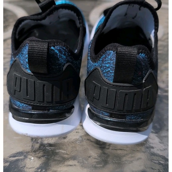 PUMA IGNITE FLASH GEO SHOES #191486 SZ 8 Hawaiian Ocean Blue EUC - Picture 4 of 9